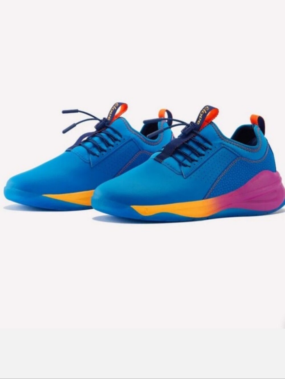 Clove Women's Classic Sneakers Shoes Blue / Violet / Orange Size 7 NEW